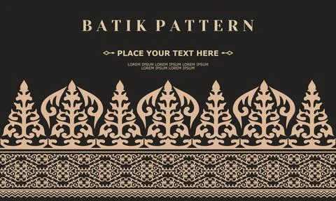 Ornament vector pattern traditional design batik pattern イラスト素材