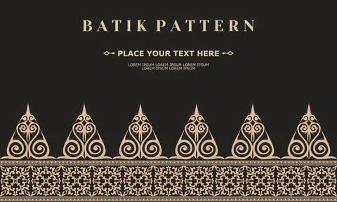 Ornament vector pattern traditional design batik pattern 库存插图