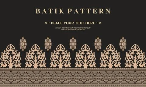 Ornament vector pattern traditional design batik pattern 스톡 일러스트