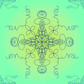 Ornamental Abstract Vector. eps10 Stock Illustration