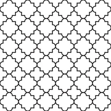 Ornamental arabic seamless pattern Stock Illustration