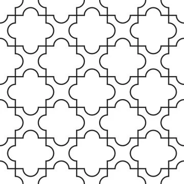 Ornamental arabic seamless pattern Stock Illustration