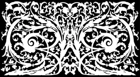 Ornamental background Illustrazione stock