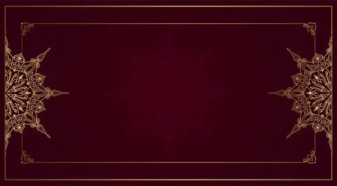 Ornamental background, with mandala, vector design Stock Illustration