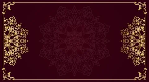 Ornamental background, vector design Stock Illustration