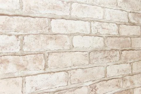 Ornamental brick wall forms part of interior Stock Photos
