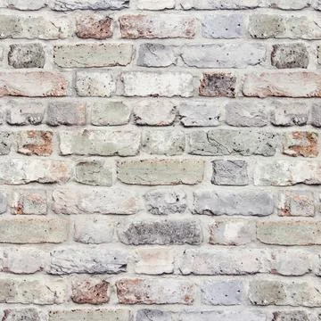 Ornamental brick wall forms part of interior Stock Photos