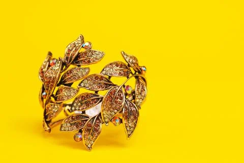 Ornamental decorated braclets Stock Photos