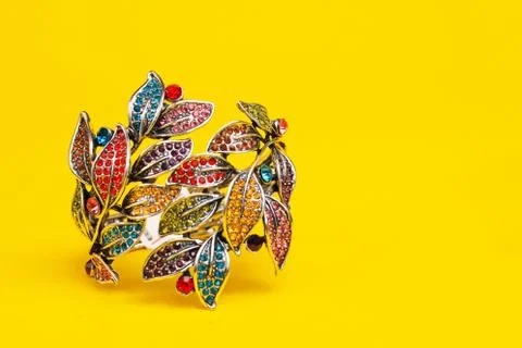 Ornamental decorated braclets Stock Photos
