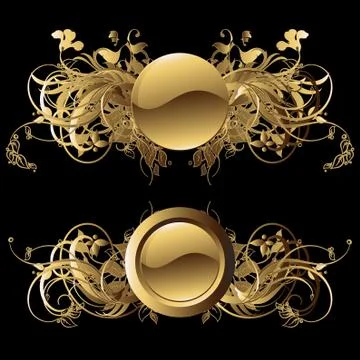 Ornamental design elements Illustrazione stock