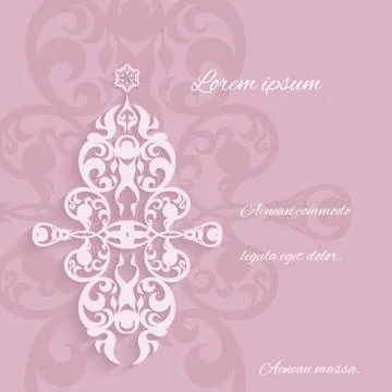 Ornamental elements classic style Stock Illustration
