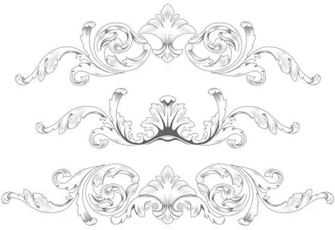 Ornamental elements 스톡 일러스트