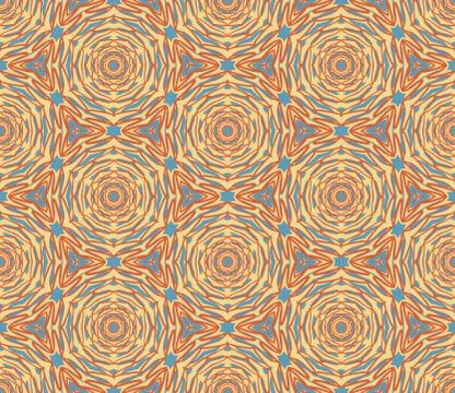 Ornamental ethnic seamless pattern Stock Illustration