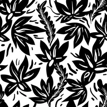 Ornamental floral pattern Stock Illustration