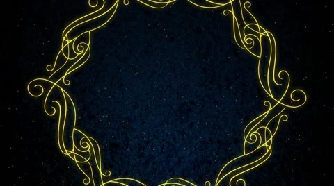 Ornamental Frame Background Stock Footage 58466881