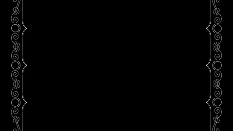 Ornamental Frame Background Stock Footage 284393604