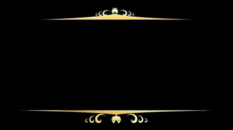 Ornamental Frame Overlay Stock Footage 39742397