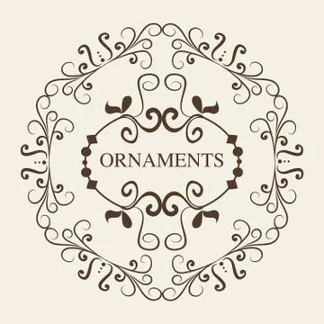 Ornamental frames design Stock Illustration