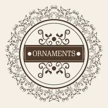 Ornamental frames design Stock Illustration