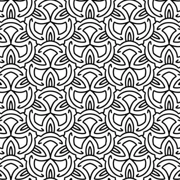 Ornamental geometric seamless pattern 스톡 일러스트