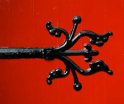 Ornamental Hinge Foto stock