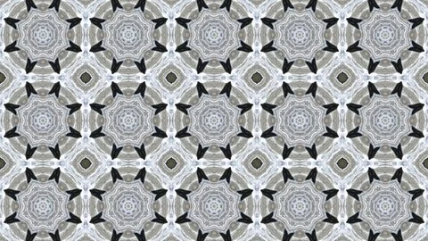 Ornamental kaledioscope effect Stock Footage 97663976