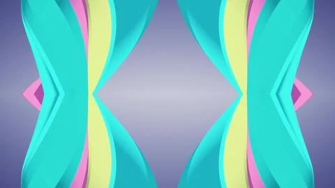 Ornamental kaleidoscope rainbow shape pattern illustration background New Stock Illustration