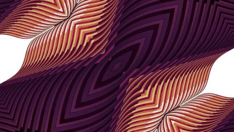 Ornamental kaleidoscope striped shape pattern illustration background New 스톡 일러스트