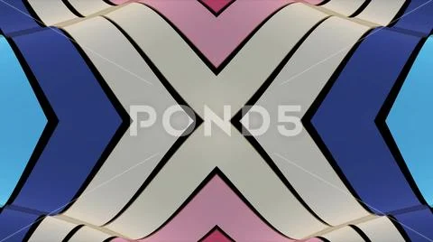 Ornamental kaleidoscope striped shape pattern illustration background New Stock Illustration