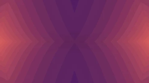 Ornamental kaleidoscope waving shape pattern animation background seamless loop Stock Footage 106440089