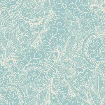 Ornamental lace pattern, background with many details, looks like crocheting  Stock Illustration