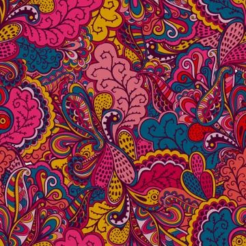 Ornamental lace pattern, background with many details, looks like crocheting  Illustrazione stock