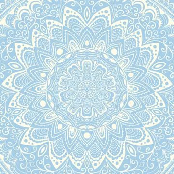 Ornamental lace pattern, circle background with many details, looks like croc Stock Illustration