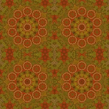 Ornamental lace pattern, circle background with many details, looks like croc 스톡 일러스트