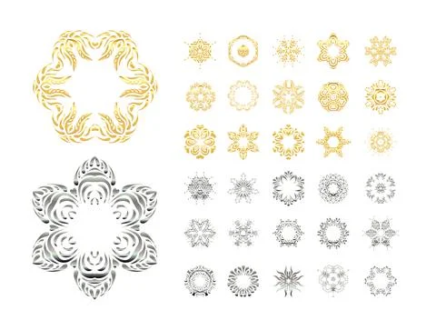 Ornamental lace pattern Stock Illustration