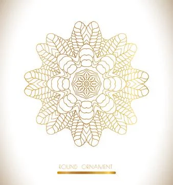 Ornamental lace pattern Stockillustratie