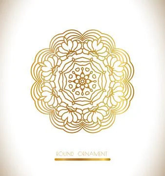 Ornamental lace pattern Stockillustratie
