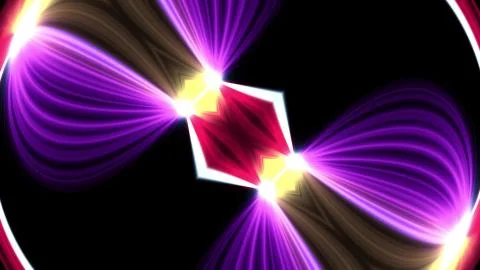 Ornamental light rays kaleidoscope psychedelic pattern illustration background イラスト素材