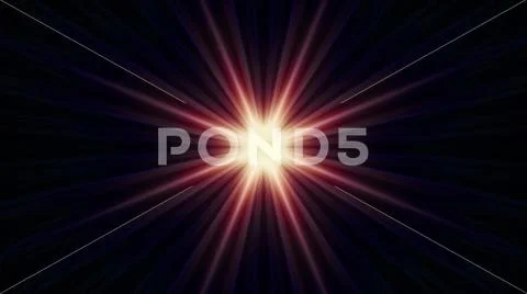 Ornamental light rays kaleidoscope psychedelic pattern illustration background Stock Illustration
