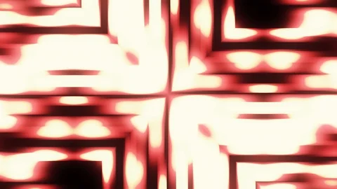 Ornamental light red kaleidoscope pattern animation seamless loop New quality Stock Footage 98781438