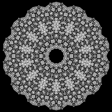 Ornamental Line Pattern. Decorative Texture Stockillustratie
