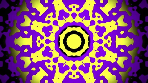 Ornamental Mandala Design. Loop 4k transforming kaleidoscope background Stock Footage 301878132