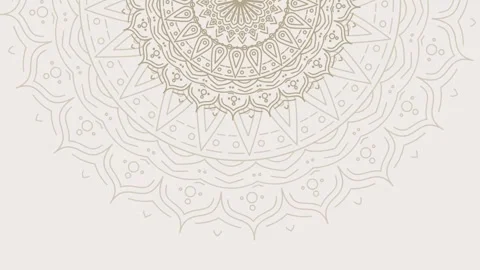 Ornamental Mandala Loop Simple Elegance for Video Backgrounds Stock Footage 262551026