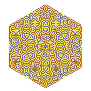 Ornamental Pattern. Creative Decorative Symbol Ornamental Pattern Isolated... Stock Photos