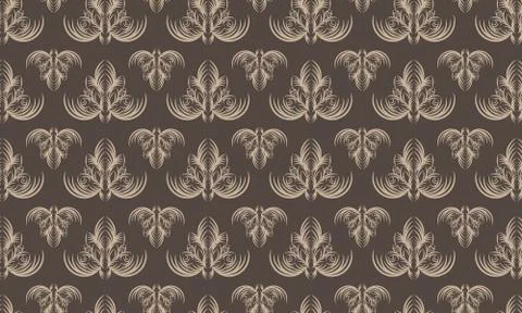 Ornamental pattern design Illustrazione stock