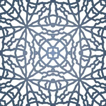 Ornamental pattern.The pattern is in the Arabic style. Stockillustratie