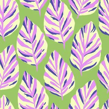 Ornamental pattern with stylized ornate leaf elements. Vector illustration イラスト素材