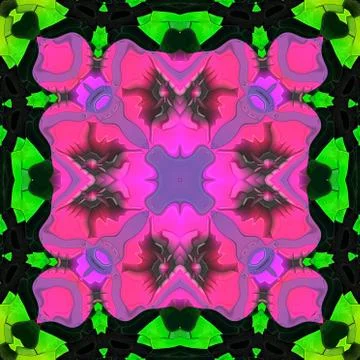 Ornamental pattern tile Stock Illustration