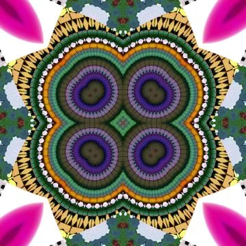 Ornamental pattern tile Stock Illustration