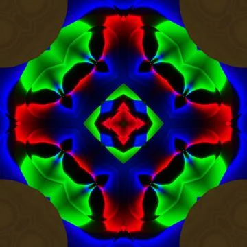 Ornamental pattern tile Stock Illustration